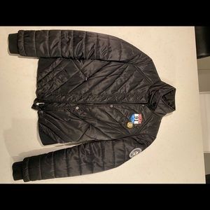 Armani black light weight padded jacket